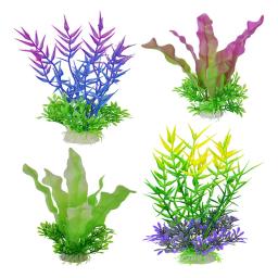 Decoração Artificial De Aquário, Paisagismo Ornamentos, Simulação Erva Daninha, Criativo Aquário, Acessórios, Presentes - Image 3