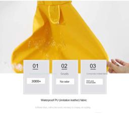 Impermeável Tudo Incluído Impermeável para Cães, Jaqueta de Chuva para Cães Pequenos Médios e Grandes, Roupas para Cães, Pet Shop, Casaco com Capuz, M-9XL - Image 2