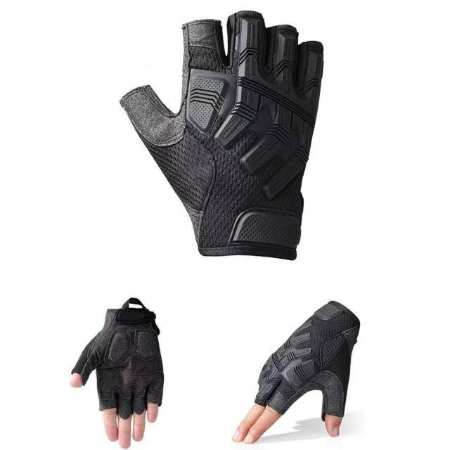 Luvas Táticas Sem Dedos para Aventura: Ideais para Airsoft, Caça, Combate, Equitação e Caminhadas
