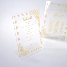 Fold Stand Sparklers para Casamentos e Eventos Decoração, Cartões De Visita, Cartões De Menu De Casamento Personalizado, Convite De Personalização De Ouro - Image 5