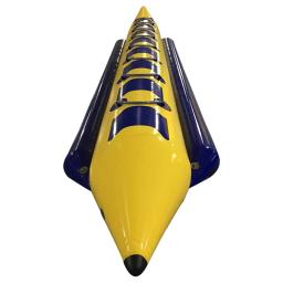 Barco inflável do esqui aquático da banana para o arrendamento, encerado comercial resistente, PVC, 8 cavaleiro - Image 3