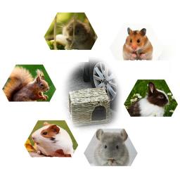 Gaiolas de coelho tecidas dobráveis para pequenos animais, Mastigar Toy Mat, Cama doméstica, Ninhos para animais de estimação, Hamster, Cobaia, Coelhinho, Acessórios - Image 6