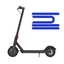 Adesivos reflexivos para Mijia Pro, refletor de segurança, peças de ciclismo, E-Scooter, decoração do carro, PVC, 4pcs - Image 3