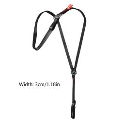 Arnês ajustados para ascendentes de peito, alça de ombro para escalada, equipamento de sobrevivência, arnês de peito para segurança - Image 6