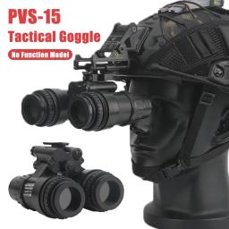Pvs-15 tático visão noturna óculos, modelo manequim, nenhuma função, capacete montar acessórios - Image 1