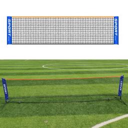 Rede De Badminton Portátil Mais Espessa Dobrável Fácil Configuração Nylon Sports Tennis Net Kids Voleibol Lawn Tennis Net - Image 3