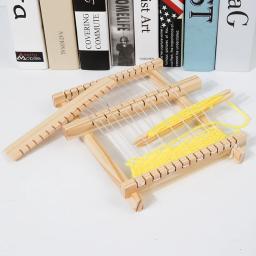 Conjunto de tear de madeira para artesanato DIY, máquina trançada, ferramentas de tricô, materiais artesanais, suprimentos iniciantes, 1 PC - Image 5