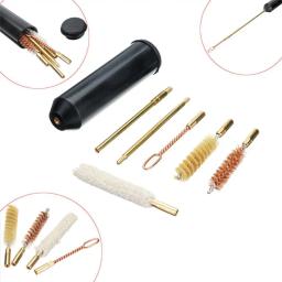 Kit de ferramentas de limpeza e manutenção de armas de fogo, escova, armas de fogo, airsoft, barril de 6 peças, 9mm, Ar15, M4 - Image 4