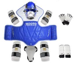 Equipamento de proteção de taekwondo masculino, equipamento de treino combate real, conjunto de proteção corporal masculino - Image 6