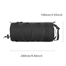 Bolsa dianteira para bicicleta Bolsa para guidão Bolsa para bicicleta Armação Alforje Multifuncional Bolsa de ombro portátil MTB Acessórios para bicicletas - Image 6