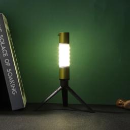 USB recarregável LED Camping lanterna, pendurado tenda lâmpada, caminhadas ao ar livre equitação, Stretchable, 1800mAh - Image 5