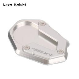 Para bmw f900r f900xr f900 r xr f 900r 900xr 2020 2021 2022 2023 motocicleta cnc kickstand suporte lateral extensão ampliador almofada - Image 4