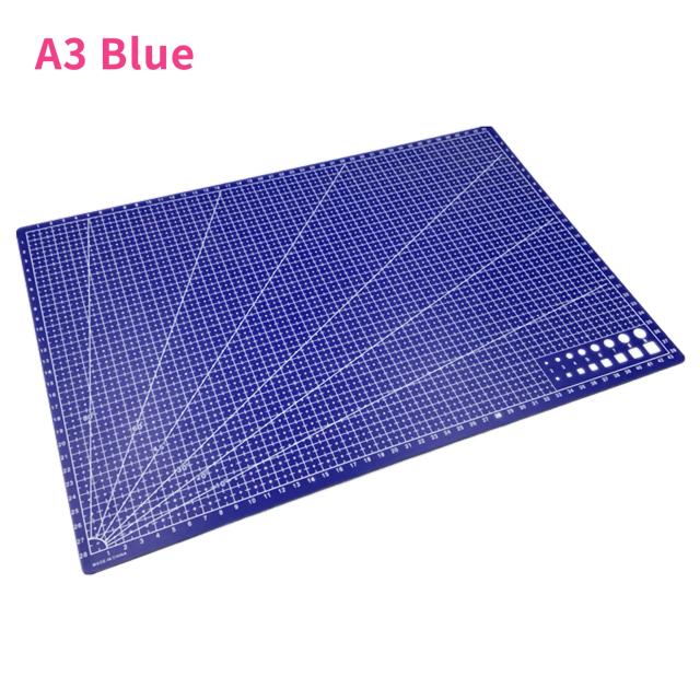 Tapete de Corte A3 com Placa de Corte de Face Única e Linhas de Grade Transparente para Artesanato e Scrapbooking
