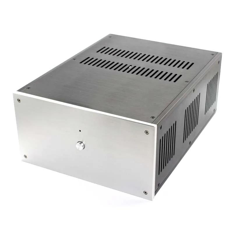 KYYSLB-Pure Post-Amplifier Case, DIY Home Audio Box, Chassis De Alumínio, Amplificador Classe A, 285x150x370mm, WA109 - Image 1