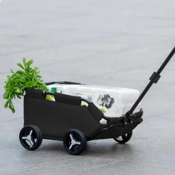 Carrinho dobrável para cães e gatos, transporte de animais, 4 rodas, carrinho leve, cachorro e gatos, carrinho para viagens, compras e caminhadas - Image 4