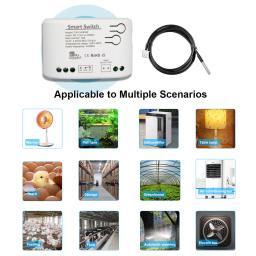 Inteligente Interruptor De Temperatura E Umidade, Monitor De Energia, Sensor De Sonda De Termostato Para Aquário De Peixes, Estufa, Armazém, WiFi, 10A, 1CH - Image 2