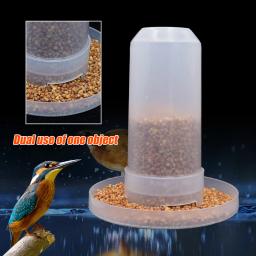 Automatic Bird Quail Drinking Cup Fountain, alimentador de plástico, Water Food Tray Box, Bird Tank Drinker, Pigeon Cage Acessórios, 1Pc - Image 3