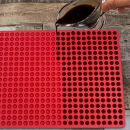 Semi Esfera Gummy Candy Jelly Pet Treats, Moldes de cozimento, Mini Round Silicone Mold, Gotas de chocolate, Dog Treats Pan - Image 3