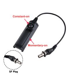 Dupla Função Interruptor de Pressão Remoto, Lanterna Tática, Caça Acessório, SF Plug Arma Luz, Botão Constant, Wadsn M300 M600 - Image 4