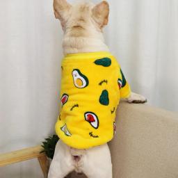 Roupas de lã quente para cães e gatos pequenos, moletons macios e aconchegantes, jaqueta de Yorkshire Pug, outono, inverno, primavera - Image 4