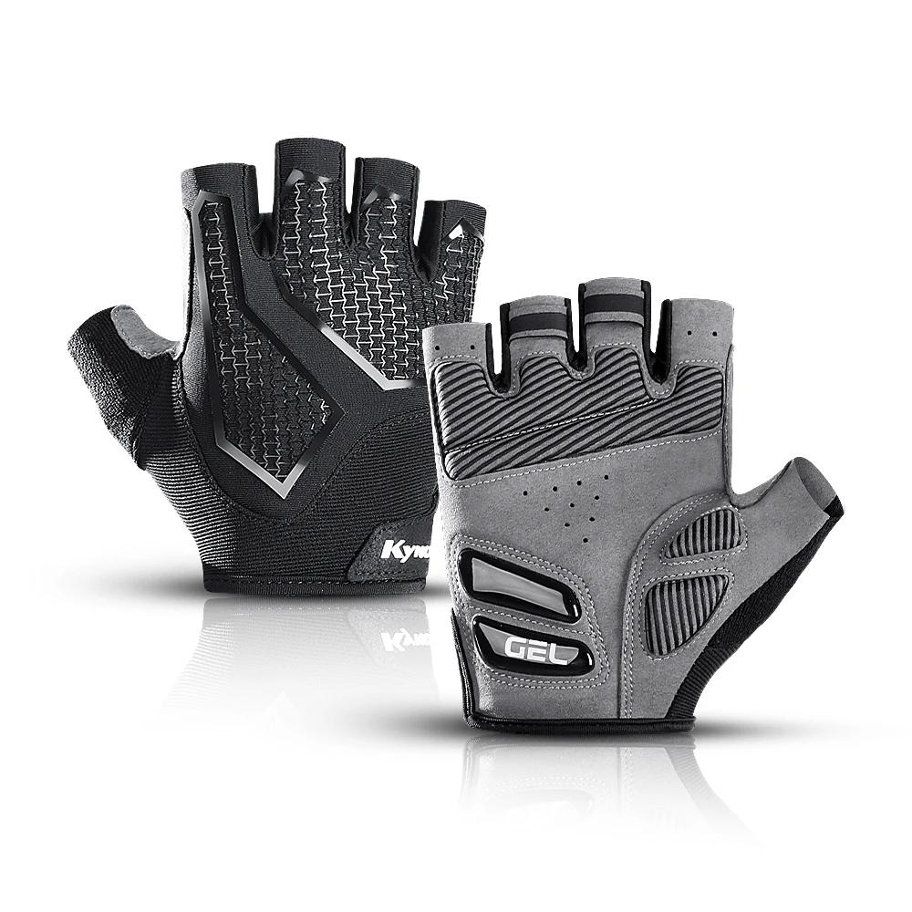 Novo Meio-Dedo Homens E Mulheres Ciclismo Luvas Silicone Líquido Absorvente de Choque Respirável Sports Bike Fitness Luvas - Image 1
