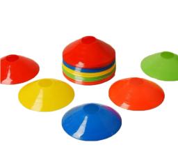 Cones de Treinamento de Agilidade para Treinamento de Futebol Obstáculo Logo Plate, Discos de Marcação Obstáculos, Kids Sports, Conjunto de 10 - Image 2