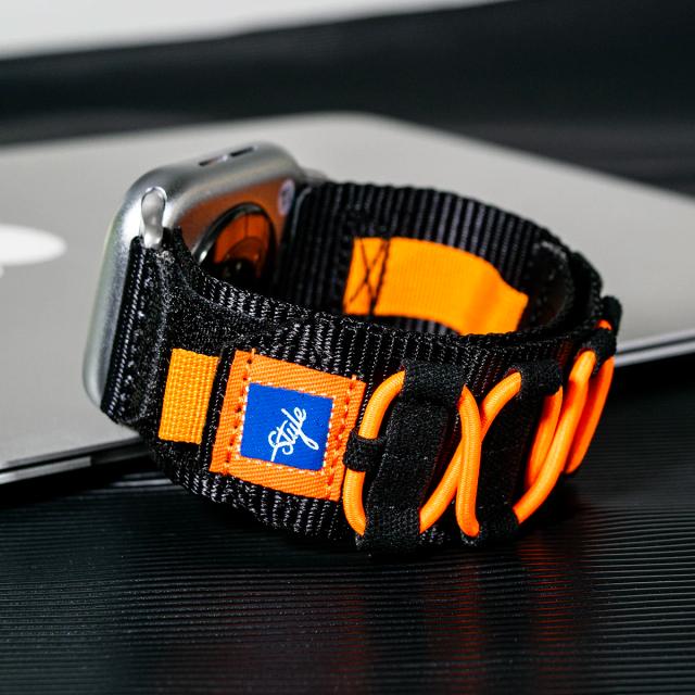 Pulseira de Nylon Esportiva para Apple Watch, Compatível com Modelos de 45mm a 42mm, Ideal para Série X, 9, 8, 7, 6, SE, 5 e 4