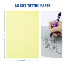 Tatuagem Papel de Transferência, A4 Tamanho, Térmico, Carbono, Estêncil, Impressora, Rastreamento, Copiadora, Acessórios - Image 3