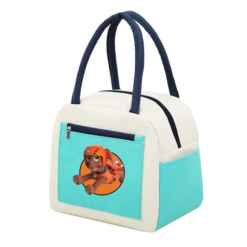 Paw Patrol Skye Lunch Bag para crianças, saco térmico térmico, impresso de alta capacidade, mochila escolar isolada, lancheira portátil, sacolas de piquenique - Image 1