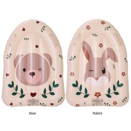 Prancha inflável Animal Print, bodyboard flutuante, flutuador de piscina com alças, diversão de verão, 30x22" - Image 3