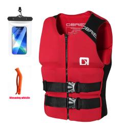 Casaco salva-vidas adulto Neoprene de alta qualidade, Colete flutuante portátil, Esportes aquáticos, Deriva, Natação à vela e Surf - Image 3