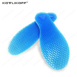 Kotlikoff palmilhas para as sapatilhas almofadas orthotic silicone gel massagem palmilhas esportivas inserção confortável macio almofadas de pé elástico - Image 6