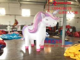 Unicórnio inflável publicidade decorações festa adereços - Image 5