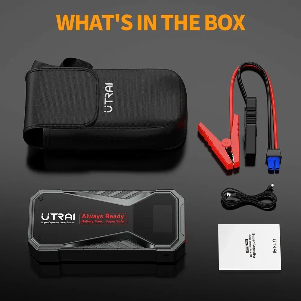 UTRAI-Jstar X1 Super Capacitor, 500F Jump Starter, 3 mins Carga Rápida, Bateria Portátil de Emergência, Auto Booster Começando Dispositivo - Image 1