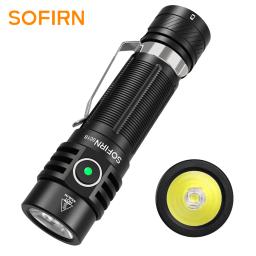 Sofirn SC18 1800lm EDC Lanterna USB C Recarregável SST40 LED 18650 Tocha TIR Optics Lens Lanterna com Indicador de Energia - Image 1