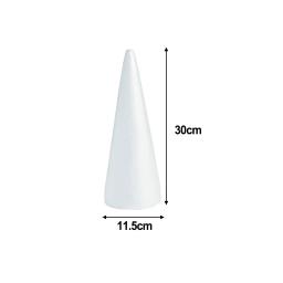 1 peça cones de espuma de poliestireno para artesanato pintura diy árvore triangular 20cm x 7.9cm 25cm x 9.6cm 30cm x 11.5cm 35cm x 12.9cm peças de casamento - Image 4