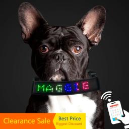 Colar de rolamento de texto personalizado anti-perdido suprimentos produtos para animais de estimação colar de rolamento de texto personalizado - Image 1