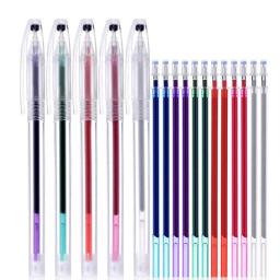 10PCS Water-Solúvel Desaparecendo Marcador Caneta Costura Ponto Desenhar Grade Em Tecido Bordado Temporário Apagável Marcação Recargas Ferramenta - Image 1