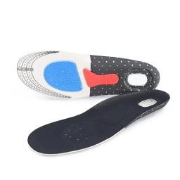 Esporte de silicone palmilhas orthotic arco apoio esporte sapato almofada corrida gel palmilhas das mulheres dos homens ortopético respirável correndo almofada - Image 2