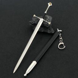 Narthil O Senhor dos Anéis Modelo de Arma, Earendil Aragorn II, Espada Periférica de Metal 1:6 Coleção, Artesanato Decoração, 22cm - Image 1