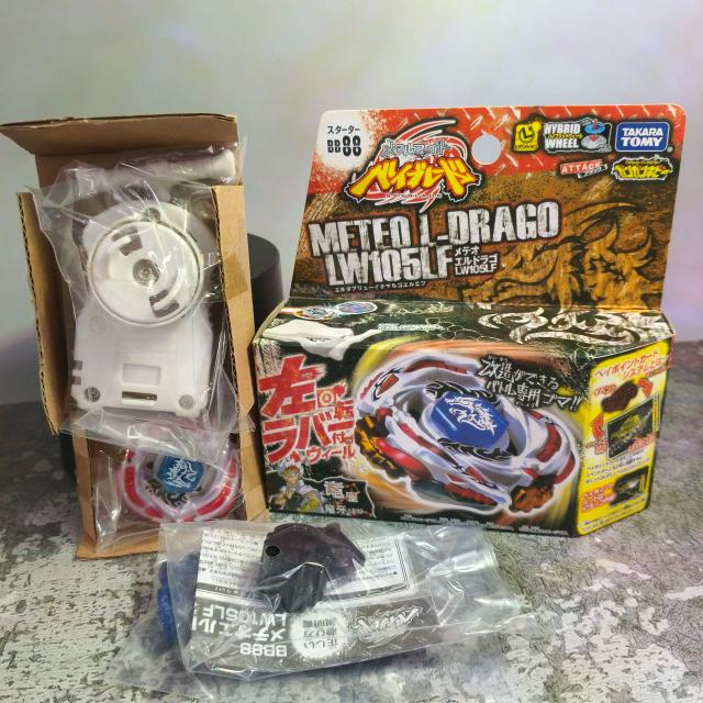 Takara Tomy Meteo L Drago LW105LF Beyblade Burst com Lançador Original