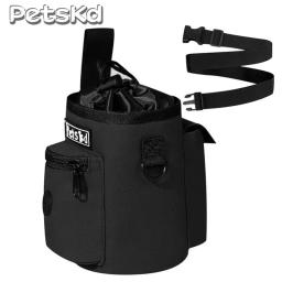 Petskd-Bolsa portátil ao ar livre para treinamento, Pet Treats Bag, saco de alimentação, grande capacidade, treinador saco de cintura para cão - Image 1