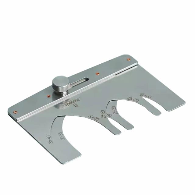 Cinto de Couro Ajustável Nattools com Cauda de Lança e Régua de Aço Inoxidável - Modelo de Padrão Final e Corte Auxiliar