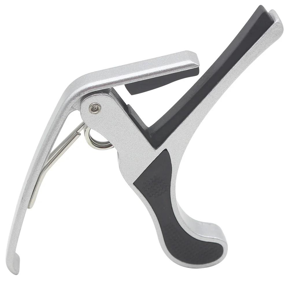 Universal Guitar Capo Clamp, Clip Key Transparente, Metal Alloy, Capo para Acústico Clássico, Acessórios e Peças para Guitarra Elétrica - Image 1