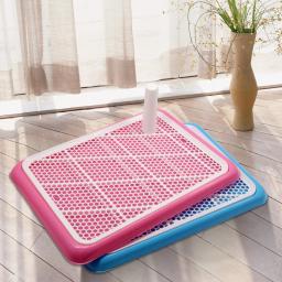 Banheiro portátil com coluna, Tapete de vaso sanitário para cachorro, Almofada de treinamento potty filhote de cachorro, Suporte interno do pee pad, Fácil de limpar - Image 2