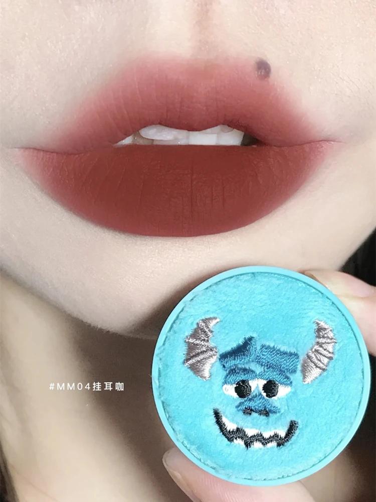 Em você Party Lip Lama, Acabamento Branco Fosco, Lipclay Canning, Urso de Morango, Batom Articulado, Peludo, Mo Mao, Festa, Outono e Inverno - Image 1