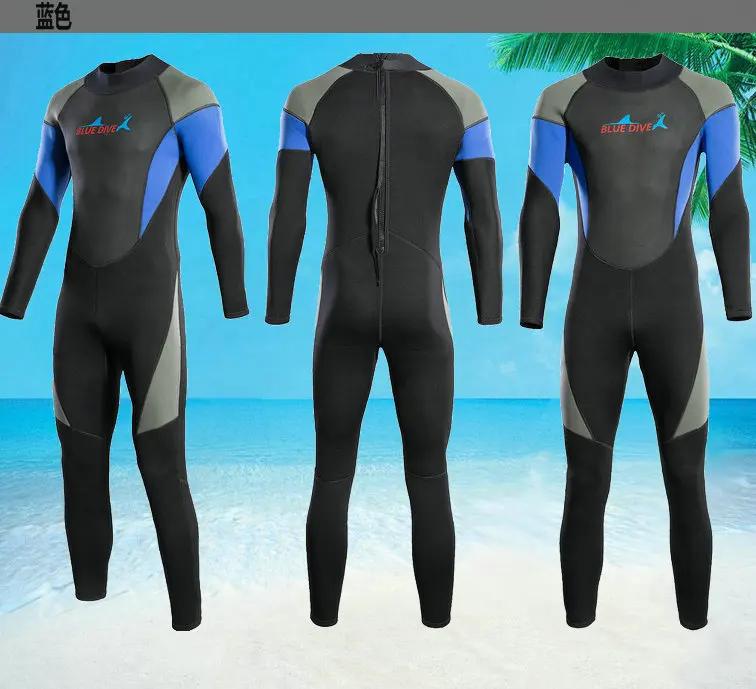 Roupa de mergulho de neoprene feminina 3mm, roupa de banho para mulheres, mangas compridas, surf, espreguiçadeira, peça única - Image 1