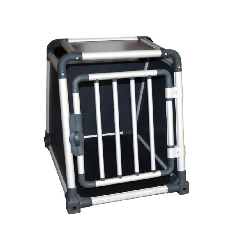 Caixa de alumínio para pet, Carrier House para gato e cachorro, Gaiola de transporte aéreo para carro - Image 1