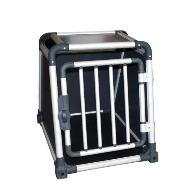 Caixa de Alumínio Pet Carrier para Gatos e Cachorros - Gaiola de Transporte Aéreo para Veículos
