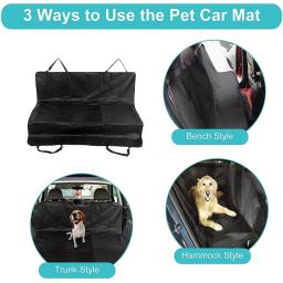 Impermeável Pet Car Seat Cover, Dog Hammock, Scratchproof Antiderrapante Protector, Dobrável, Heavy Duty - Image 6
